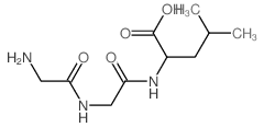 D-Leucine,N-(N-glycylglycyl)- (9CI)结构式