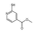 2-Mercapto-isonicotinic acid Methyl ester structure