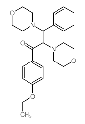 1-Propanone,1-(4-ethoxyphenyl)-2,3-di-4-morpholinyl-3-phenyl- picture