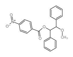 (2-methoxy-1,2-diphenyl-ethyl) 4-nitrobenzoate结构式
