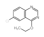 Quinazoline,6-chloro-4-ethoxy- structure