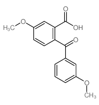 5-methoxy-2-(3-methoxybenzoyl)benzoic acid Structure
