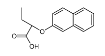 (2R)-2-naphthalen-2-yloxybutanoic acid Structure