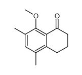 8-methoxy-5,7-dimethyl-1-oxo-1,2,3,4-tetrahydronaphthalene Structure