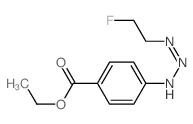 ethyl 4-(2-(2-fluoroethylimino)hydrazinyl)benzoate结构式