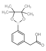 3-(Carboxymethyl)phenylboronic acid, pinacol ester Structure