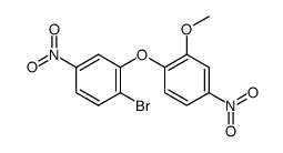 1-bromo-2-(2-methoxy-4-nitrophenoxy)-4-nitrobenzene Structure