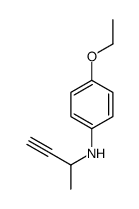 N-but-3-yn-2-yl-4-ethoxyaniline Structure