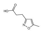 3-Isoxazolepropanoicacid,5-methyl-(9CI) structure