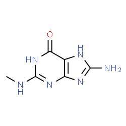6H-Purin-6-one,8-amino-1,7-dihydro-2-(methylamino)- (9CI)结构式