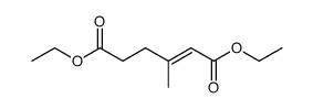 3-methyl-hex-2-enedioic acid diethyl ester Structure