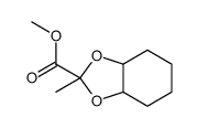 1,3-Benzodioxole-2-carboxylicacid,hexahydro-2-methyl-,methylester(9CI) Structure