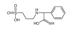 3-[[(1S)-2-amino-2-oxo-1-phenylethyl]amino]propane-1-sulfonic acid结构式