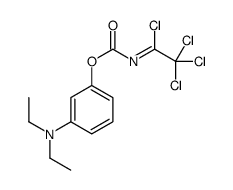 [3-(diethylamino)phenyl] N-(1,2,2,2-tetrachloroethylidene)carbamate结构式