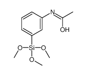 N-(3-trimethoxysilylphenyl)acetamide结构式