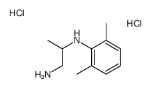 2-N-(2,6-dimethylphenyl)propane-1,2-diamine,dihydrochloride结构式