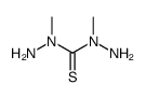 bis(1-methylhydrazide)thiocarbonic acid结构式