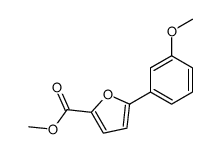 5-(3-methoxyphenyl)furan-2-carboxylic acid methyl ester结构式