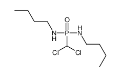 N-[butylamino(dichloromethyl)phosphoryl]butan-1-amine结构式