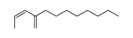 (Z)-4-methylenedodec-2-ene结构式