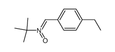 N-tert-butyl α-(4-ethylphenyl) nitrone结构式