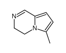 Pyrrolo[1,2-a]pyrazine, 3,4-dihydro-6-methyl- (9CI) Structure