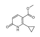 2-cyclopropyl-6-oxo-1,6-dihydro-pyridine-3-carboxylic acid methyl ester结构式