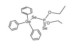 [Ph3Ge(η1-Se(Se)P(OEt)2)]结构式