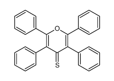2,3,5,6-tetraphenylpyran-4-thione Structure