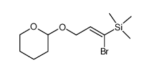 Tetrahydropyranyl Ether of (Z)-3-Bromo-3-(trimethylsilyl)-2-propen-1-ol结构式