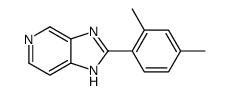 2-(2,4-dimethylphenyl)-3H-imidazo[4,5-c]pyridine结构式