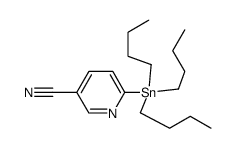 6-(tributylstannyl)nicotinonitrile Structure