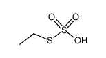 thiosulfuric acid S-ethyl ester Structure
