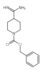 1-CBZ-PIPERIDINE-4-CARBOXAMIDINE HYDROCHLORIDE Structure