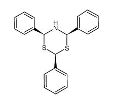 2,4,6-triphenyl-dihydro-1,3,5-dithiazine结构式