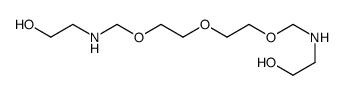 2-[2-[2-[(2-hydroxyethylamino)methoxy]ethoxy]ethoxymethylamino]ethanol结构式