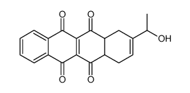 9-(1-hydroxyethyl)-6a,7,10,10a-tetrahydro-5,6,11,12-naphthacenetetraone Structure