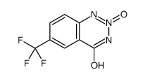 2-oxido-6-(trifluoromethyl)-1H-1,2,3-benzotriazin-2-ium-4-one结构式