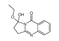 1-ethoxy-1-hydroxy-2,3-dihydropyrrolo[2,1-b]quinazolin-9-one结构式