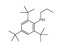 propyl-(2,4,6-tritert-butylphenyl)phosphane Structure