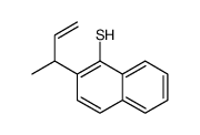 2-but-3-en-2-ylnaphthalene-1-thiol结构式