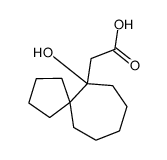 2-(11-hydroxyspiro[4.6]undecan-11-yl)acetic acid Structure