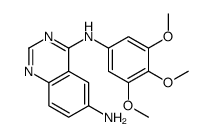 4-N-(3,4,5-trimethoxyphenyl)quinazoline-4,6-diamine结构式