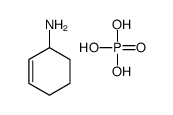 cyclohex-2-en-1-amine,phosphoric acid Structure