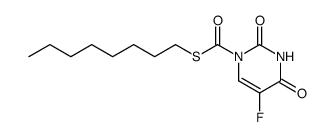 N1-(Octylthio)carbonyl-5-fluorouracil结构式