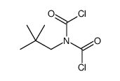 N-carbonochloridoyl-N-(2,2-dimethylpropyl)carbamoyl chloride Structure