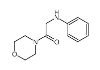 2-anilino-1-morpholin-4-ylethanone Structure