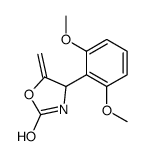 4-(2,6-dimethoxyphenyl)-5-methylidene-1,3-oxazolidin-2-one Structure