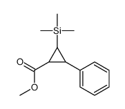 methyl 2-phenyl-3-trimethylsilylcyclopropane-1-carboxylate结构式