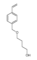 4-[(4-ethenylphenyl)methoxy]butan-1-ol结构式